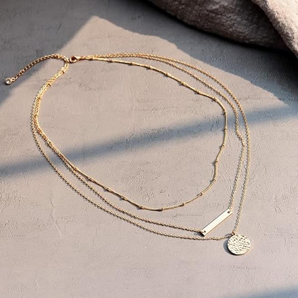 when you want to look like you tried but also didn't try at all  three chains that do the heavy lifting so your outfit doesn't have to. adjustable, waterproof, and somehow still under $15 👀  Tap to grab → $13.99  #jewelry #womens #drip